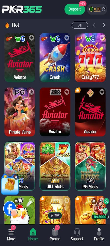 PKR365 Game Home Image 
